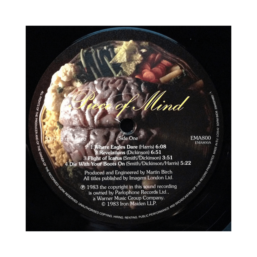 Iron Maiden Piece Of Mind Vinilo3