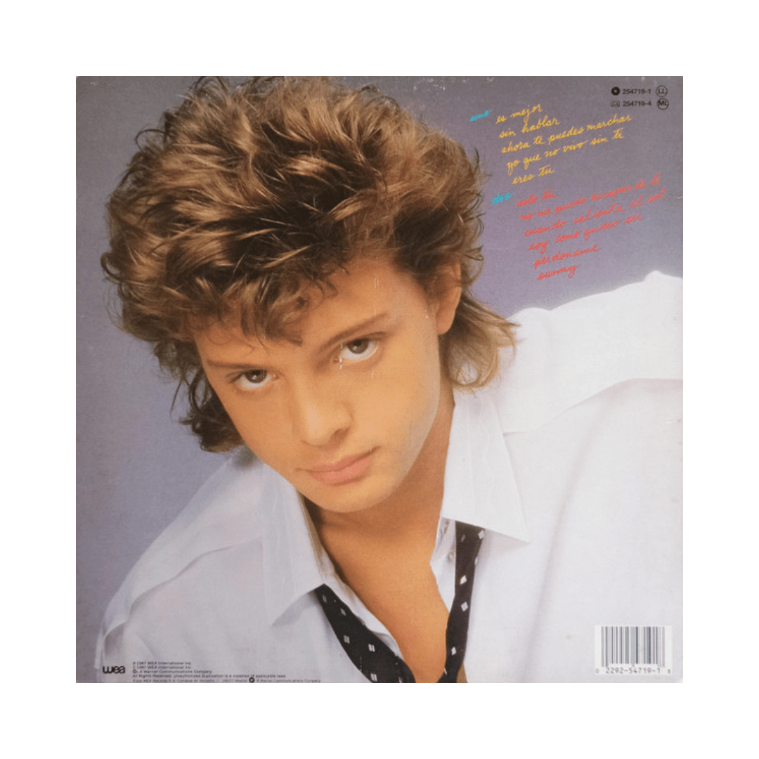 Luis Miguel '87 Soy Como Quiero Ser vinilo2