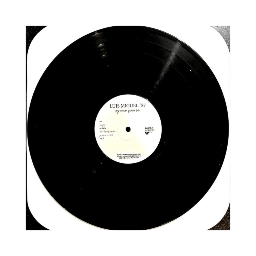Luis Miguel '87 Soy Como Quiero Ser vinilo3