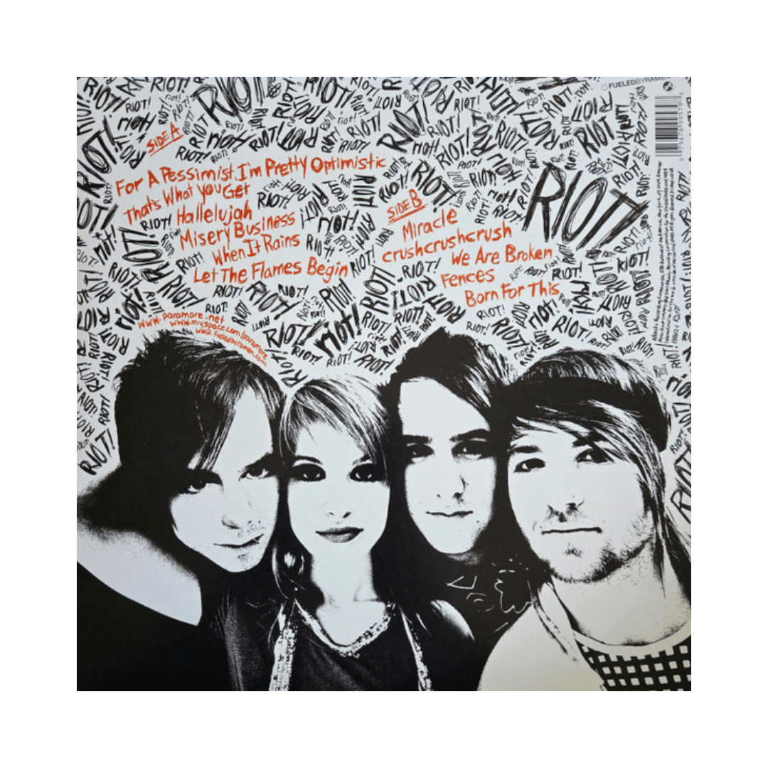 Paramore Riot! - Americano Vinilo2