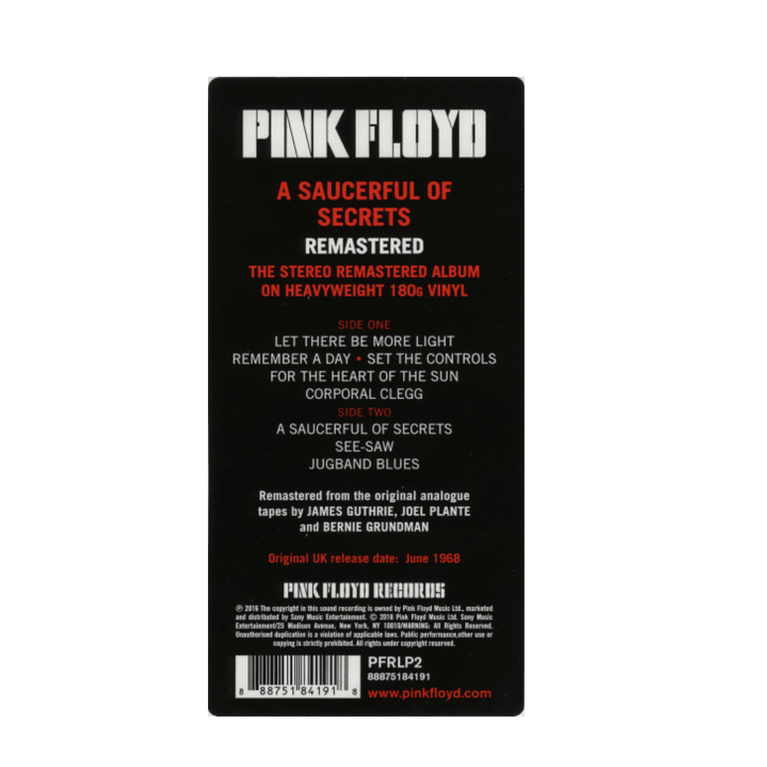 Pink Floyd A Saucerful Of Secrets Vinilo3