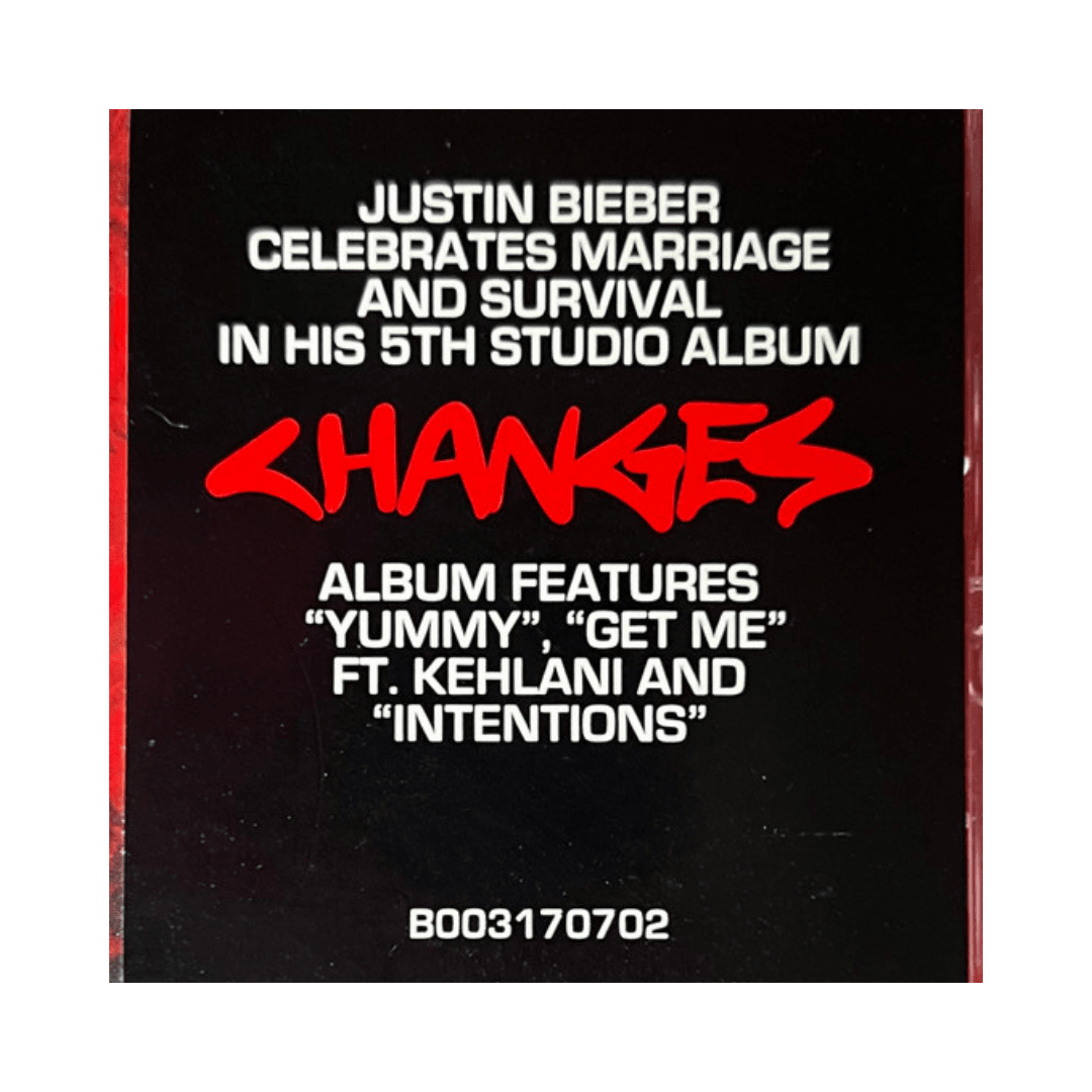 Justin Bieber Changes Cd3