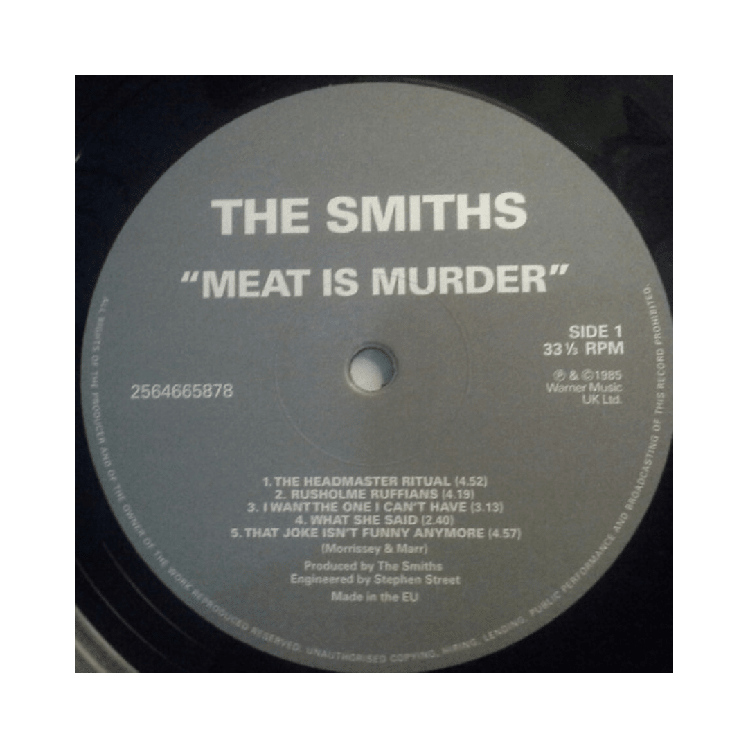The Smiths Meat Is Murder Vinilo3