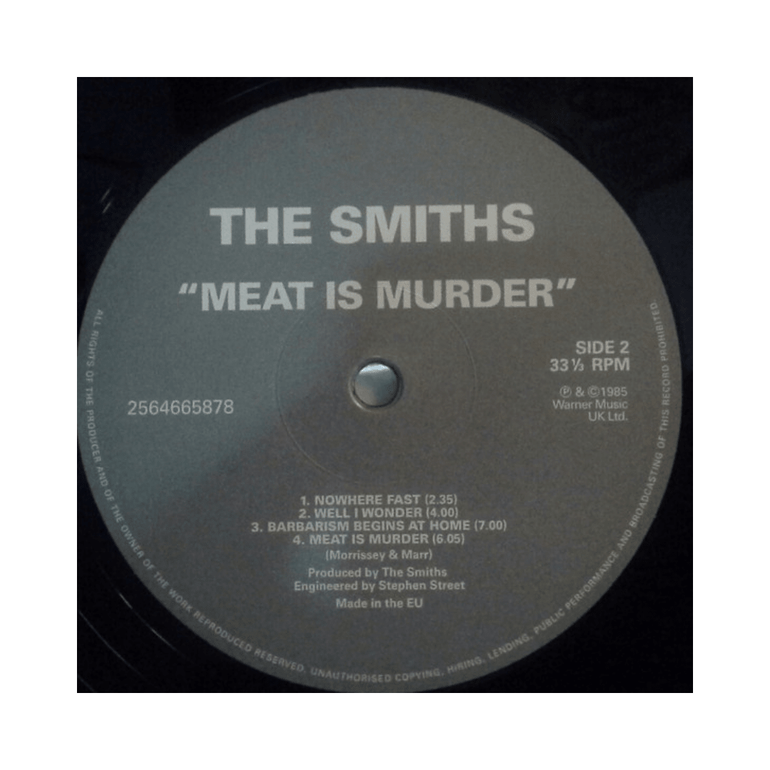 Vinilo The Smiths Meat Is Murder4