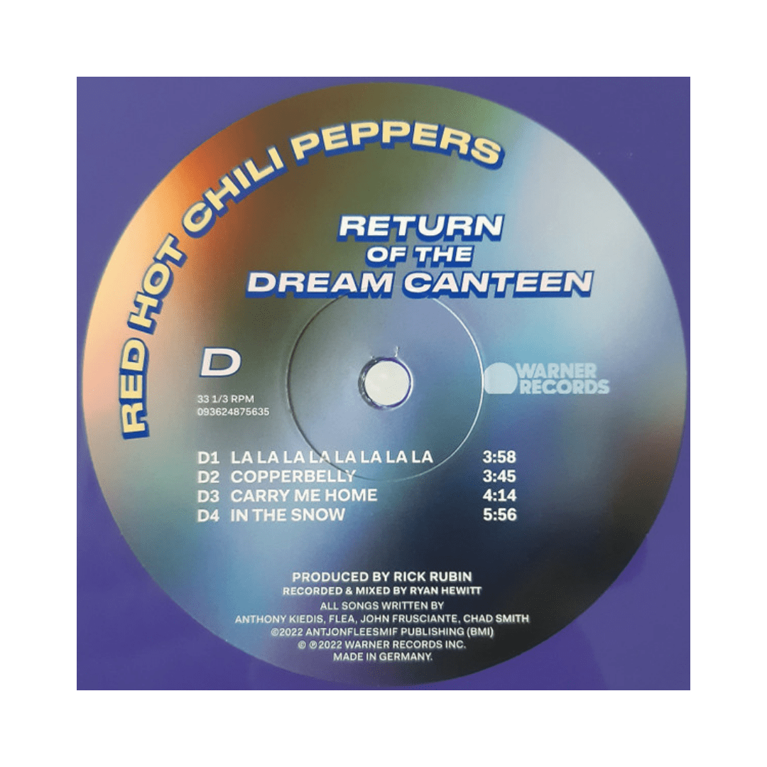 Red Hot Chili Peppers Return Of The Dream Canteen Vinyl6