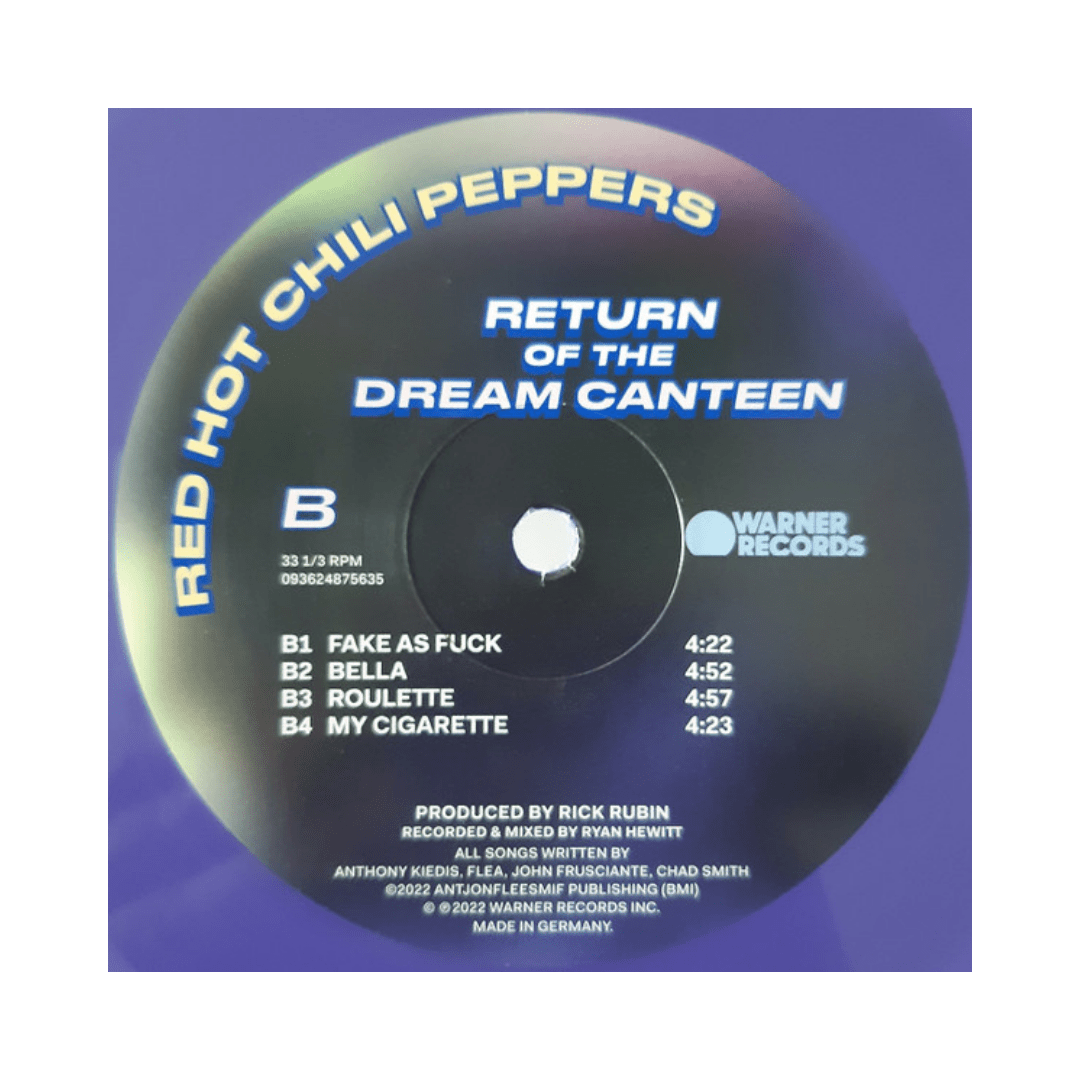 Red Hot Chili Peppers Return Of The Dream Canteen Vinyl4