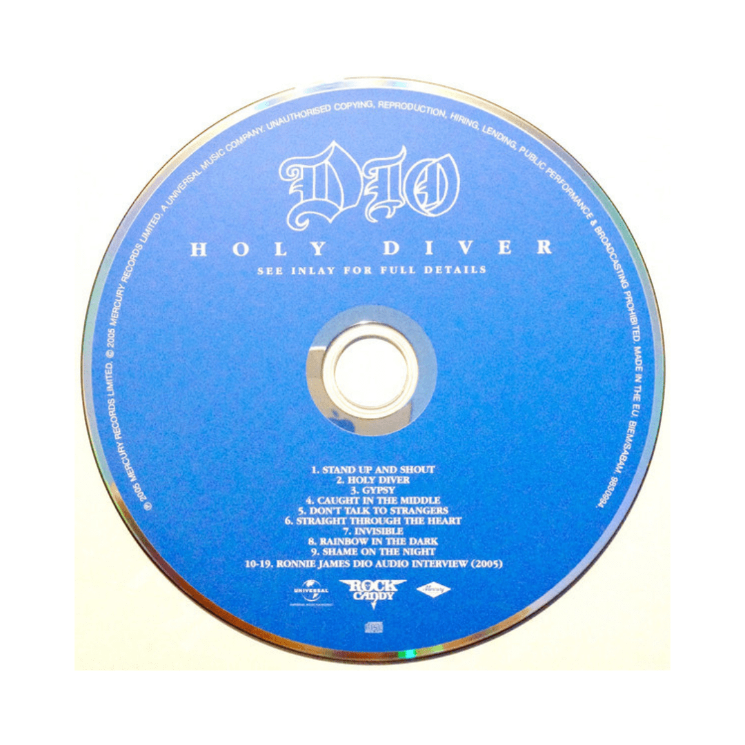 Dio Holy Diver - Remastered Cd3