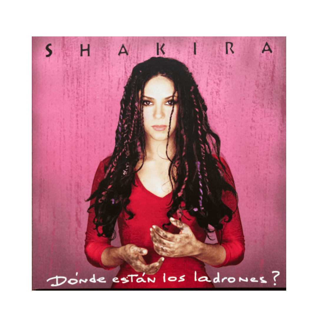 Shakira ¿ Donde Estan Los Ladrones ? Black Negro Lp Vinyl Versión Del Álbum Estándar Vinilo1