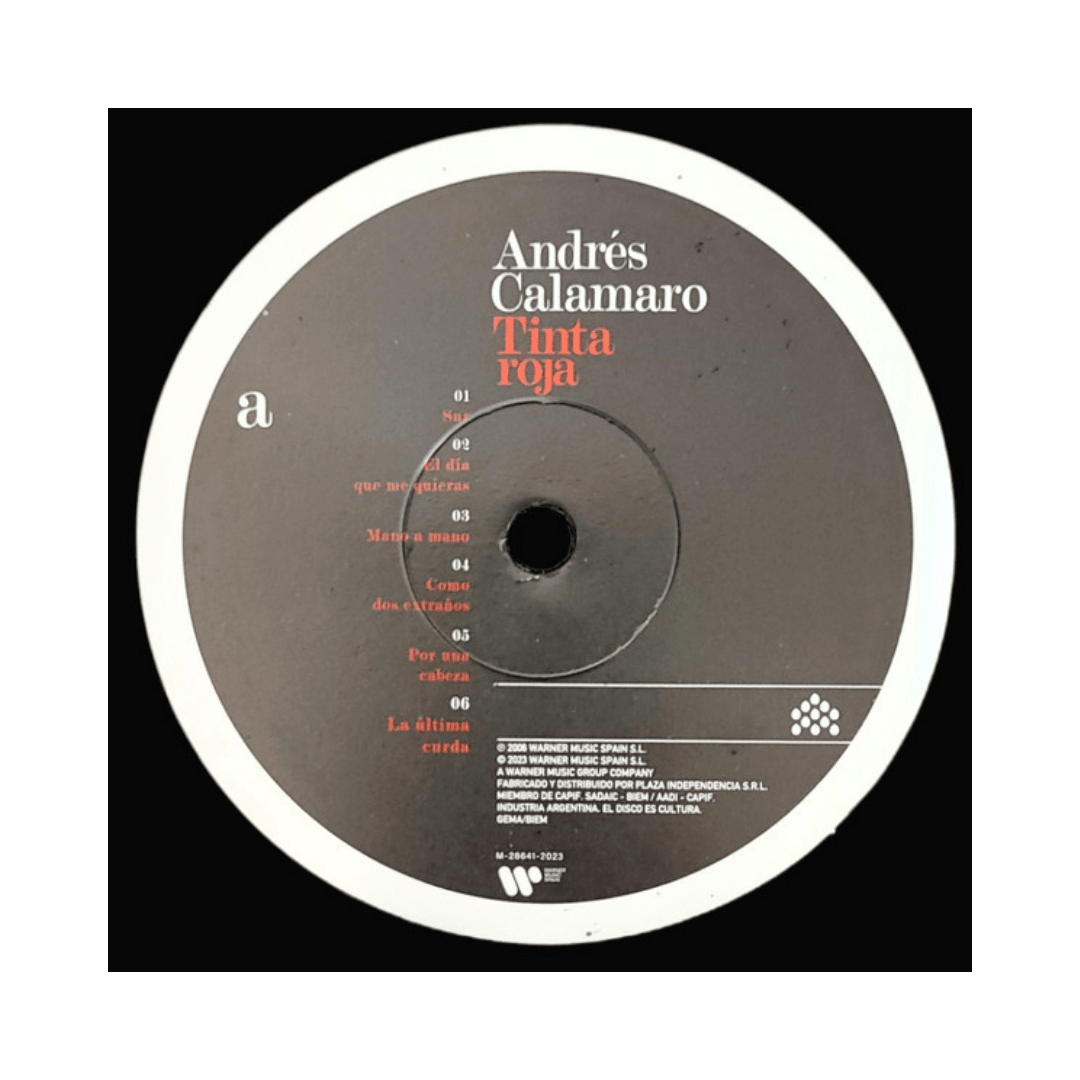 Andrés Calamaro Tinta Roja vinilo3