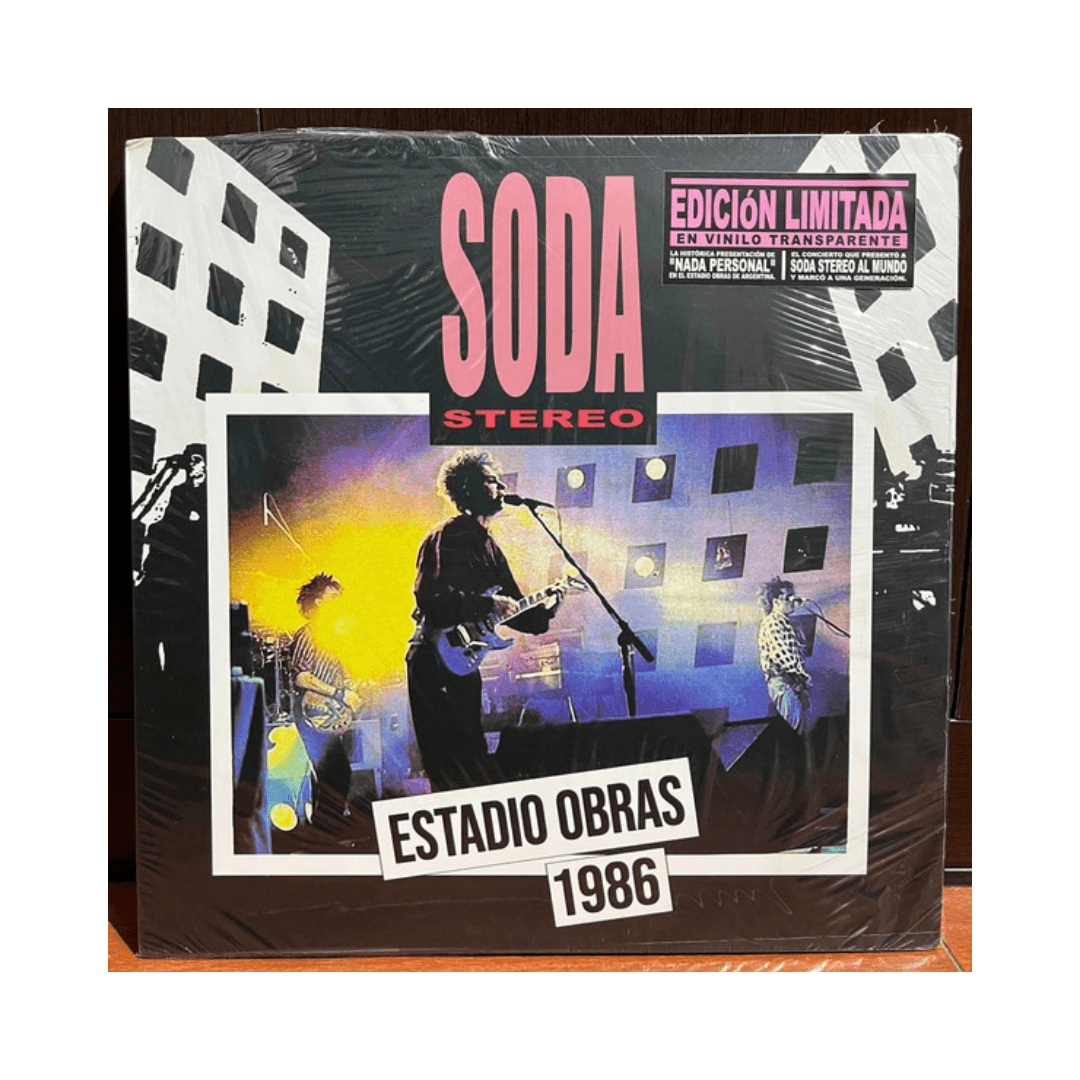 Soda Stereo Estadio Obras 1986 Vinilo1