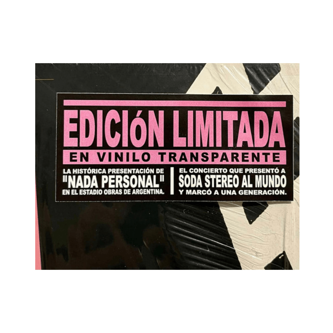 Soda Stereo Estadio Obras 1986 Vinilo2