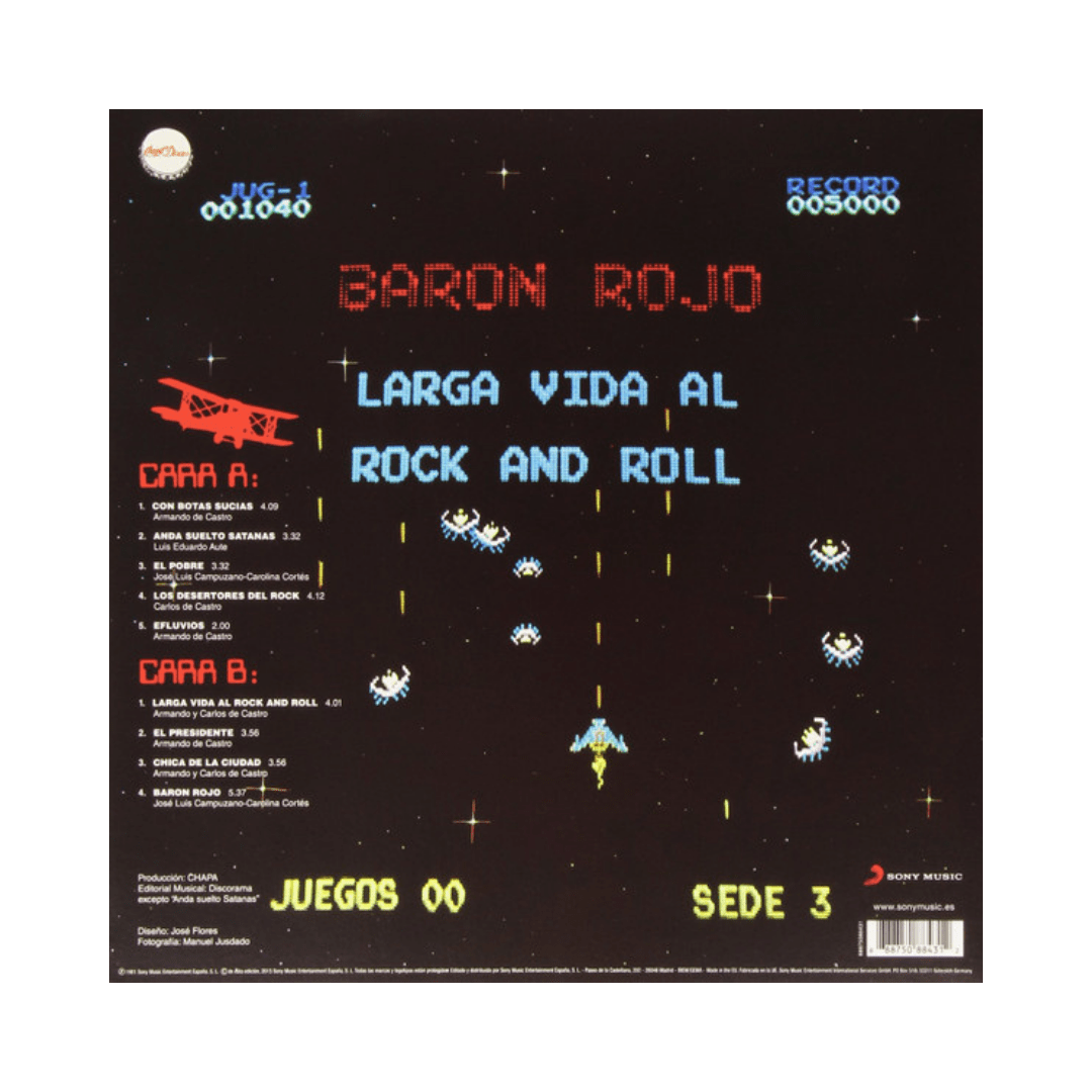 Barón Rojo Larga Vida Al Rock And Roll Vinilo2