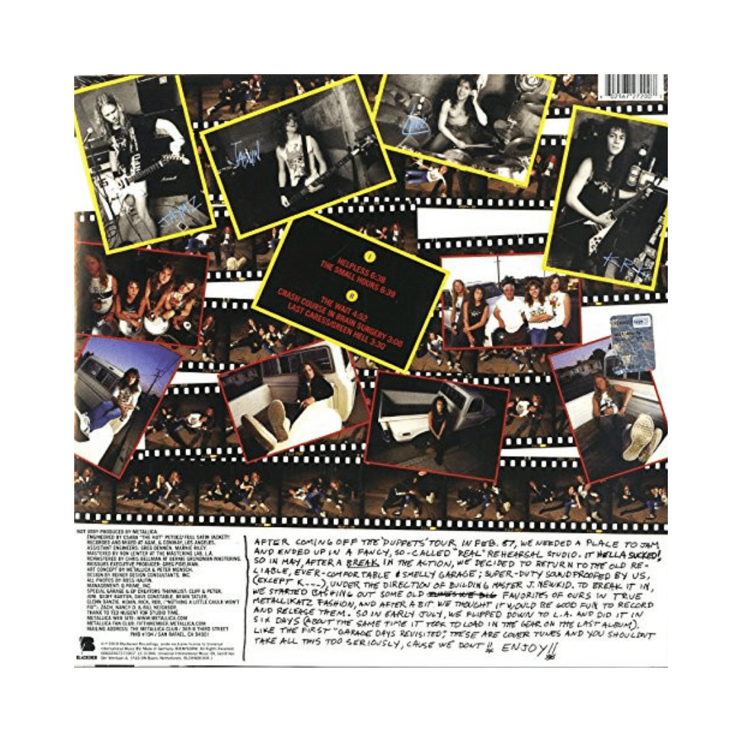 Metallica The $5.98 E.p. Garage Days Re-revisite Vinyl2