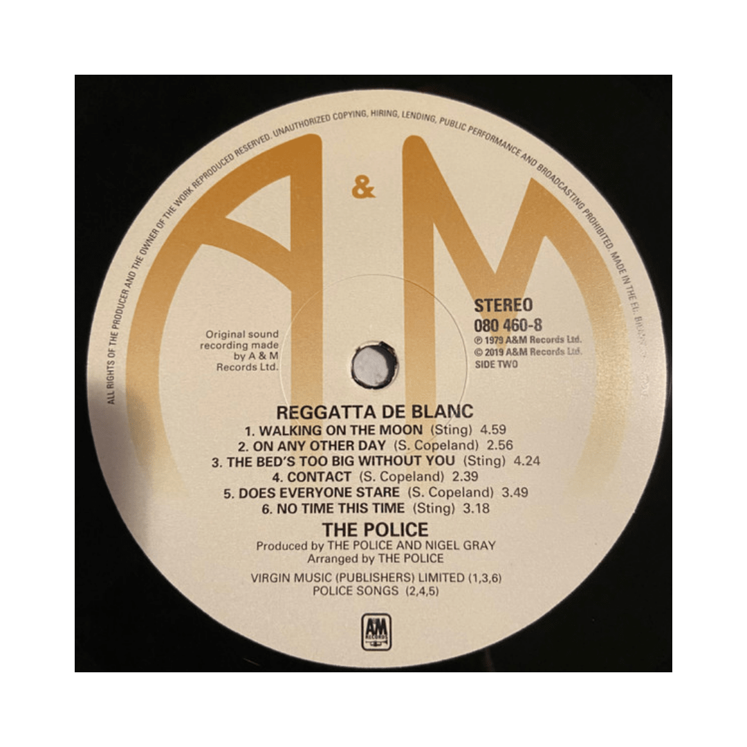 The Police Reggatta De Blanc Vinilo4