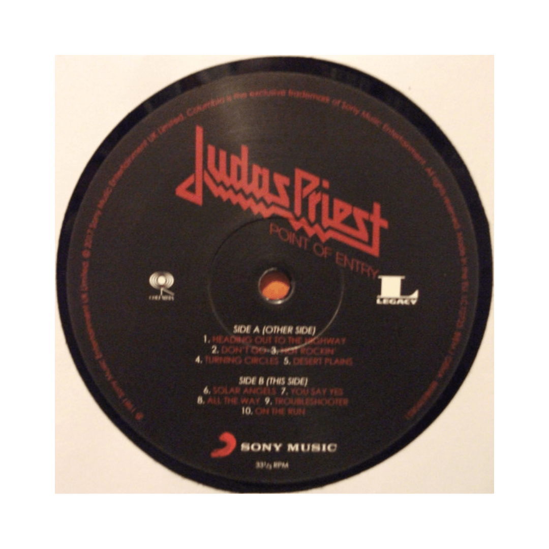 Judas Priest Point Of Entry Vinilo4