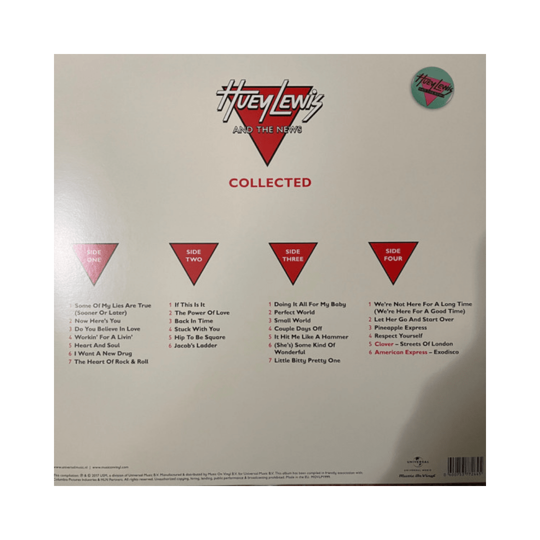 Huey Lewis & The News Collected Vinilo2