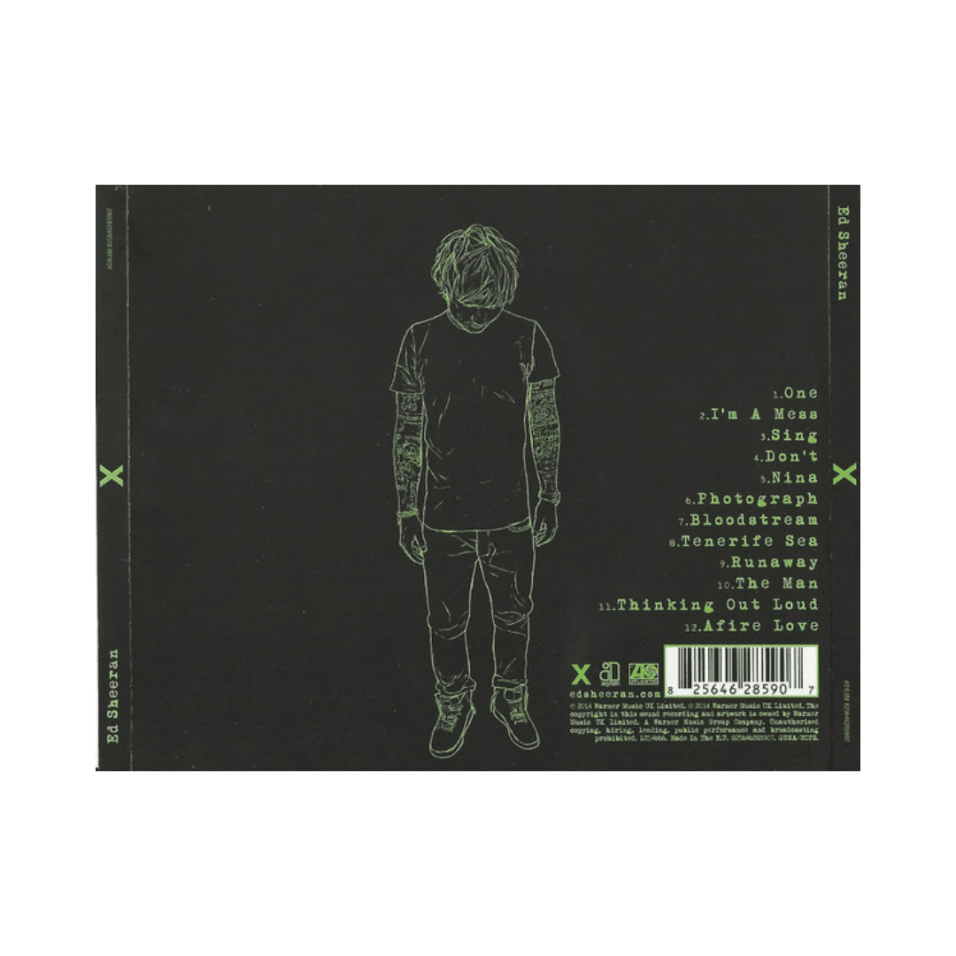 Cd Ed Sheeran X2