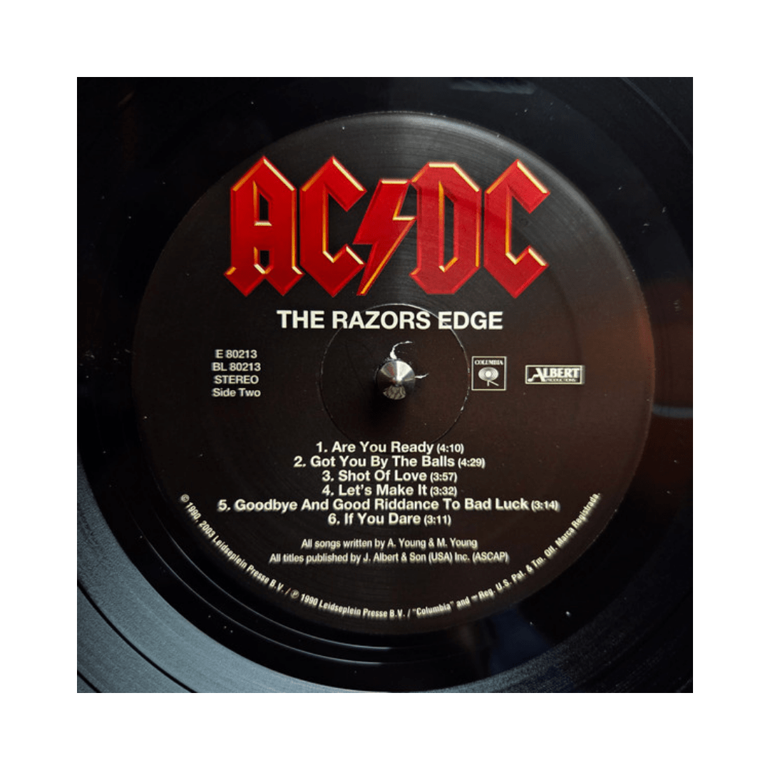 Vinilo Ac/dc The Razors Edge4