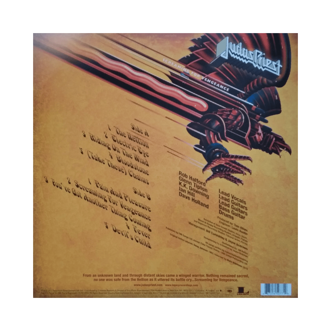 Judas Priest Screaming For Vengeance Vinilo3