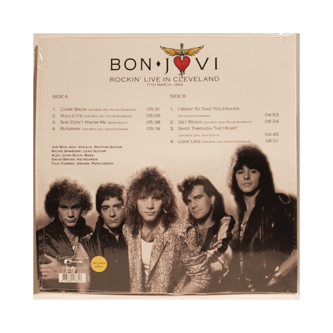 Bon Jovi Rockin' Live In Cleveland Vinilo2