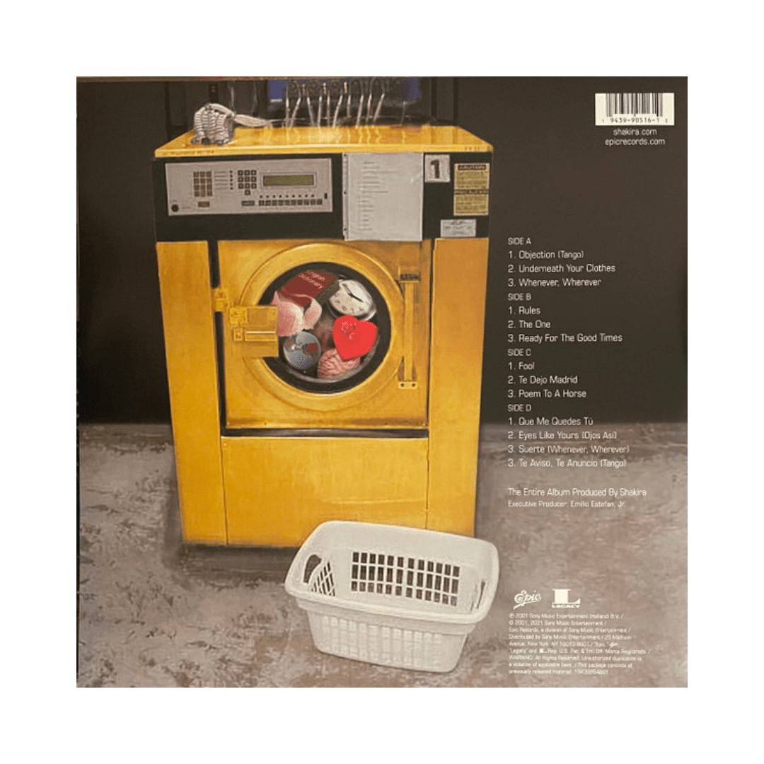 Shakira Laundry Service Disco De Color Vinilo2