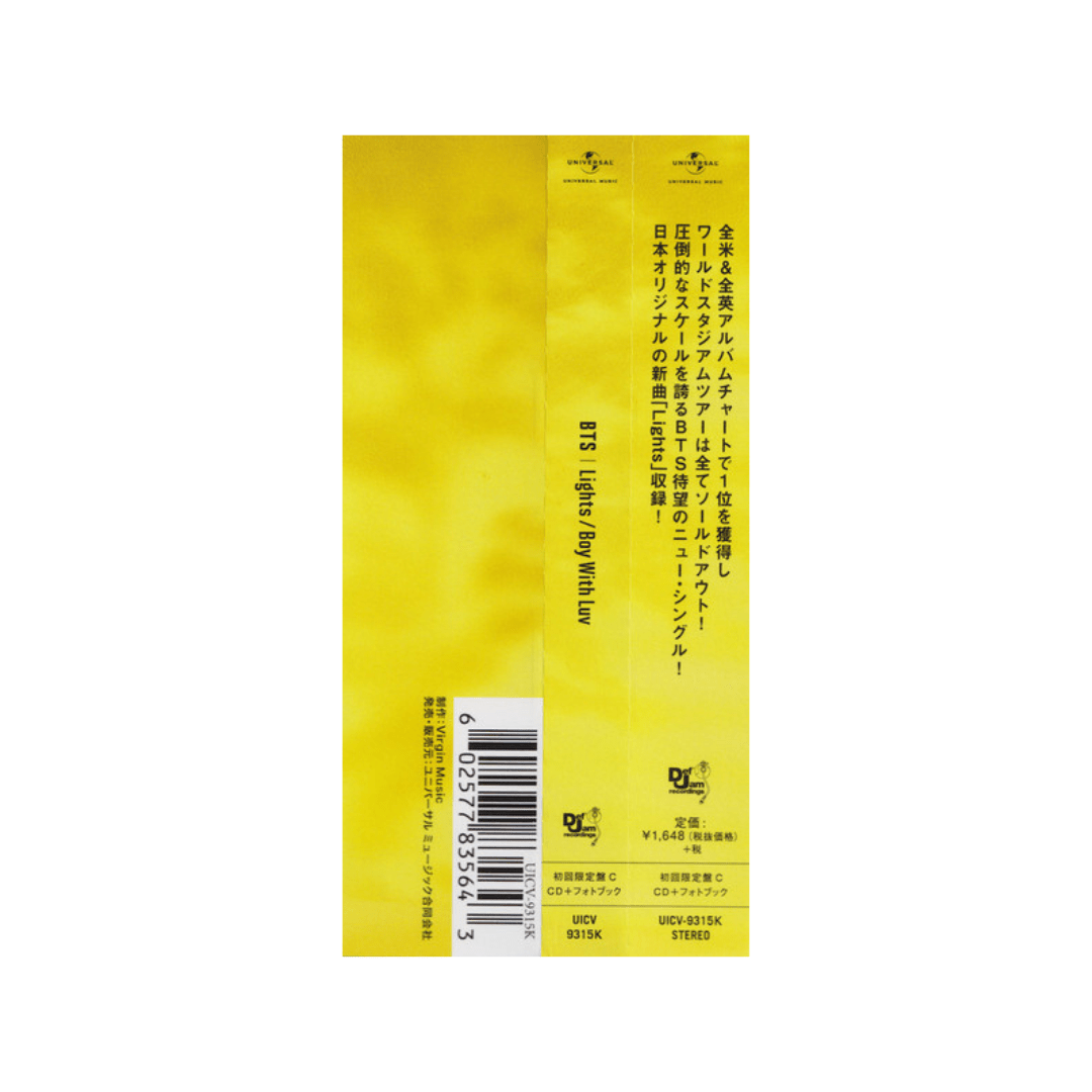 Bts Lights / Boy With Luv Cd3