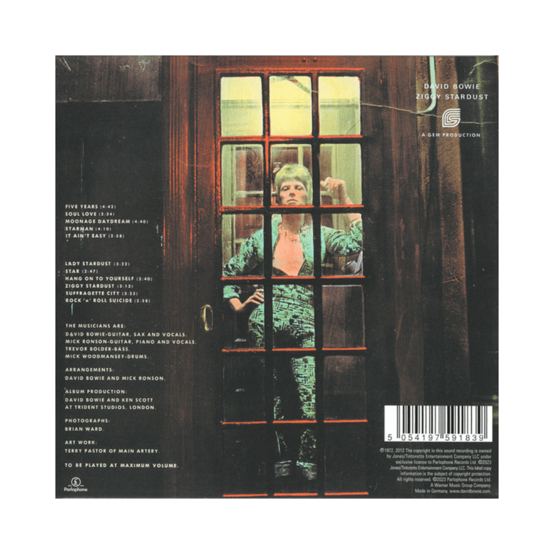 David Bowie The Rise And Fall Of Ziggy Stardust And The Versión Del Álbum Estándar cd2