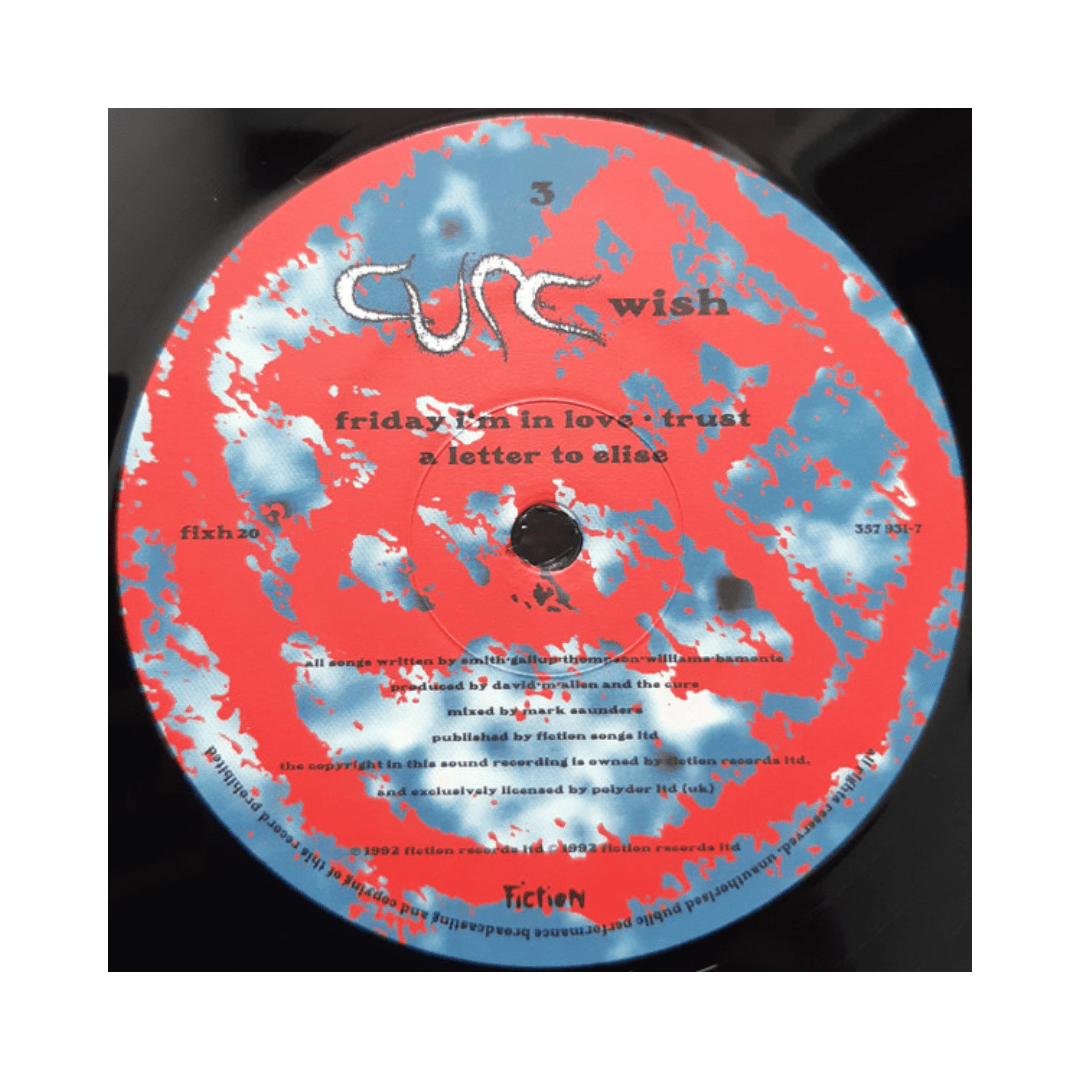 Cure Wish Vinilo6