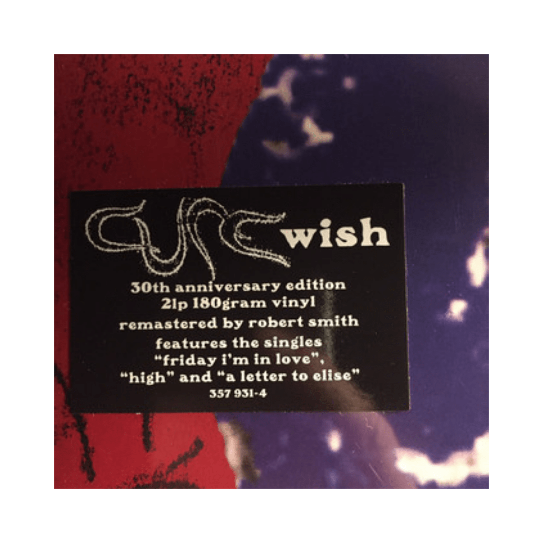 Cure Wish Vinilo 3