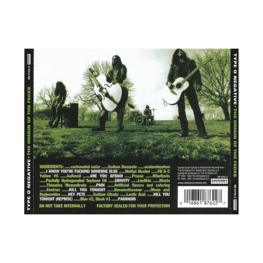 Type O Negative The Origin Of The Feces CD2