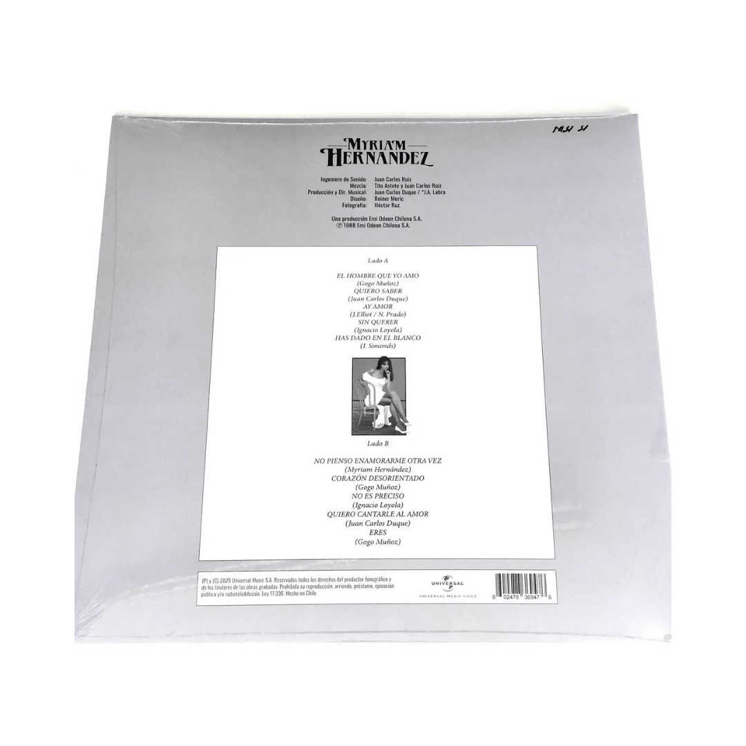 Myriam Hernadez Myriam Hernandez Vinilo2