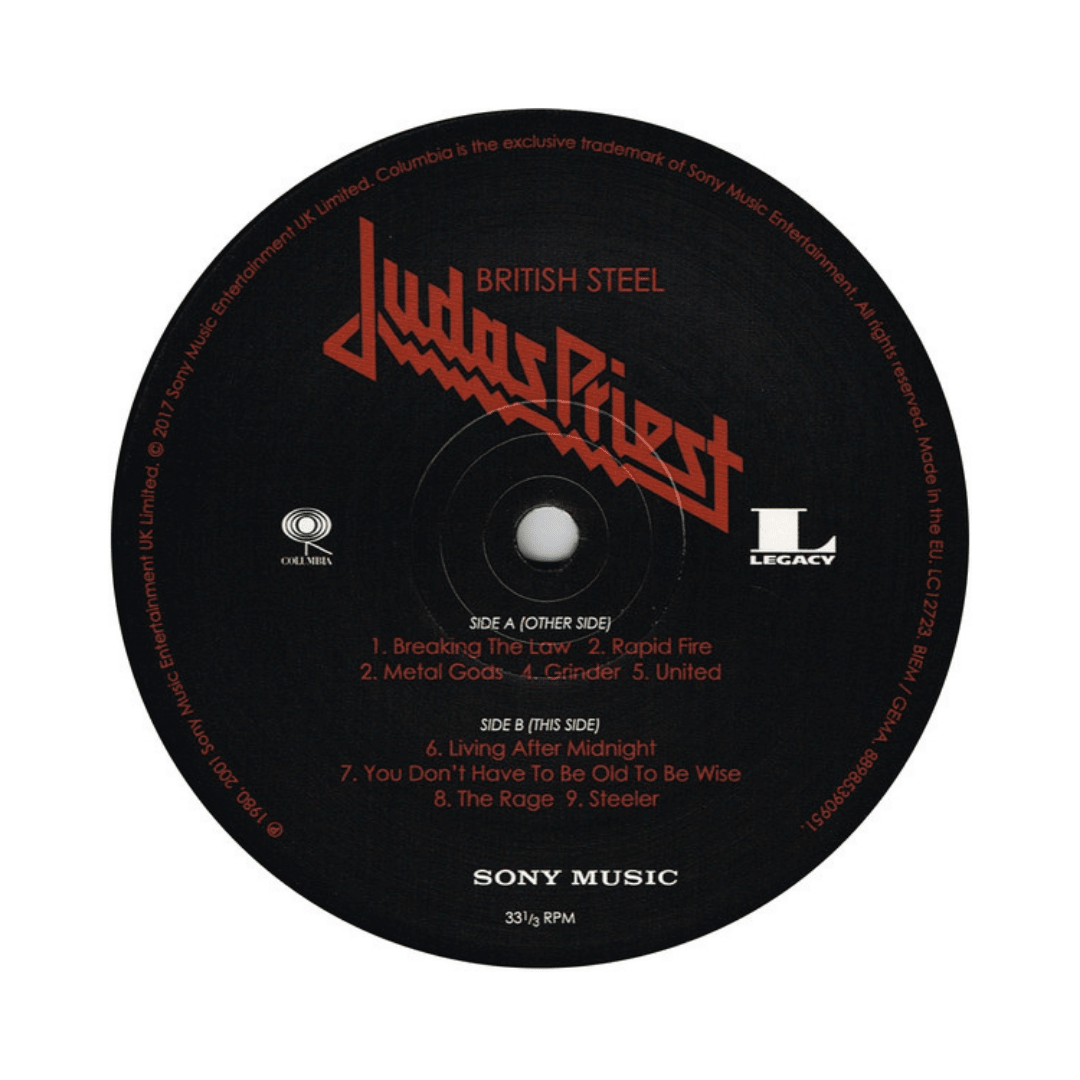 Judas Priest British Steel Vinilo4