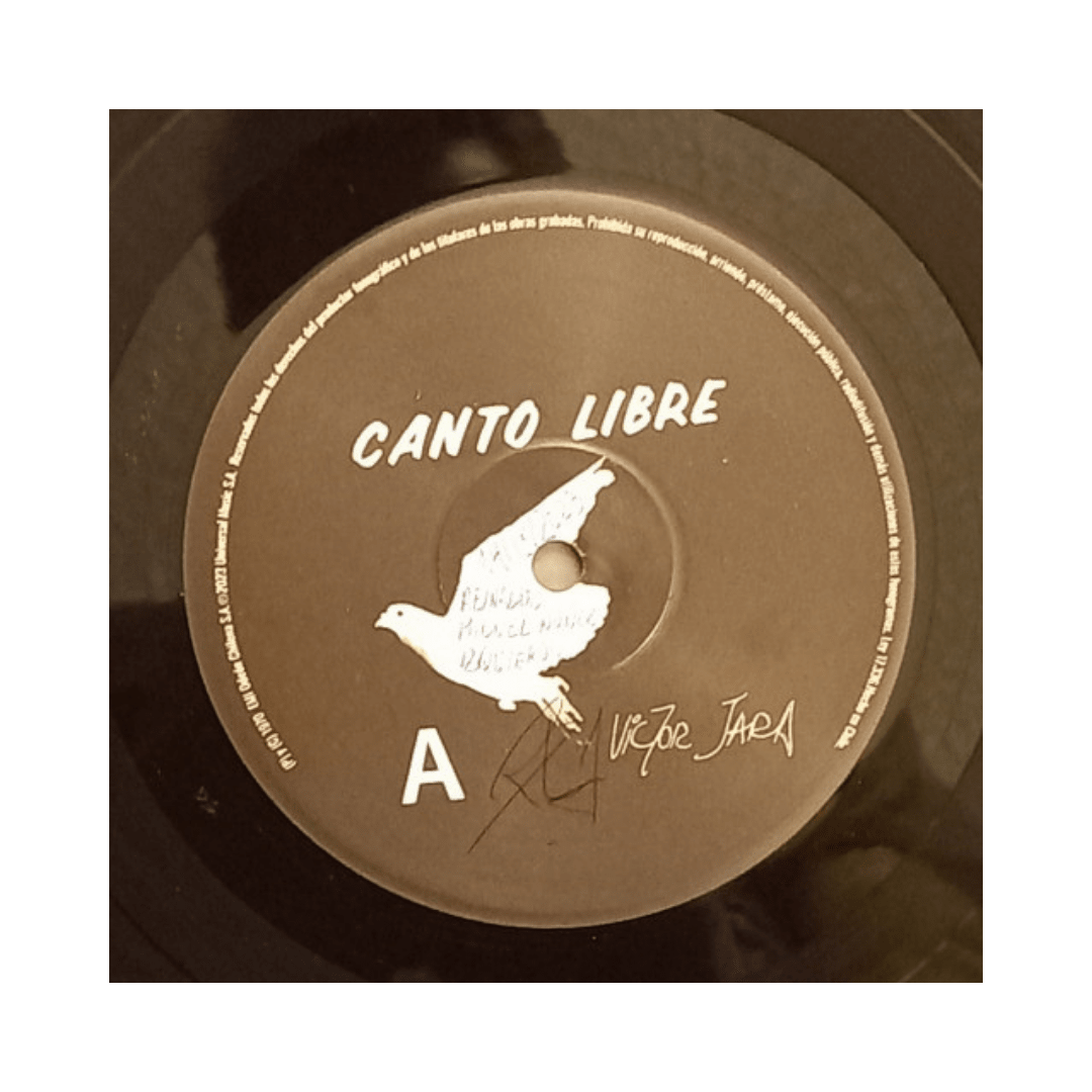 Víctor Jara Canto Libre Vinilo3