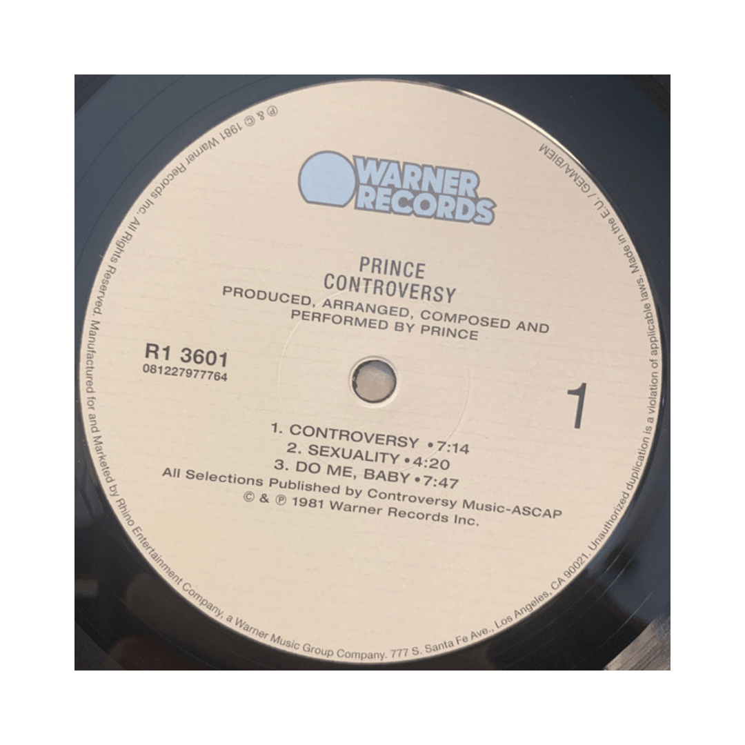 Vinilo Prince Controversy3