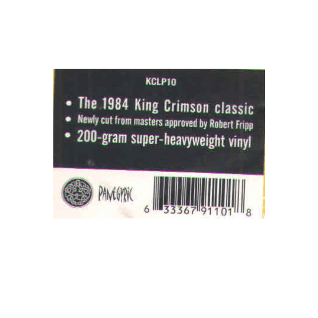 King Crimson Three Of A Perfect Pair Vinilo2