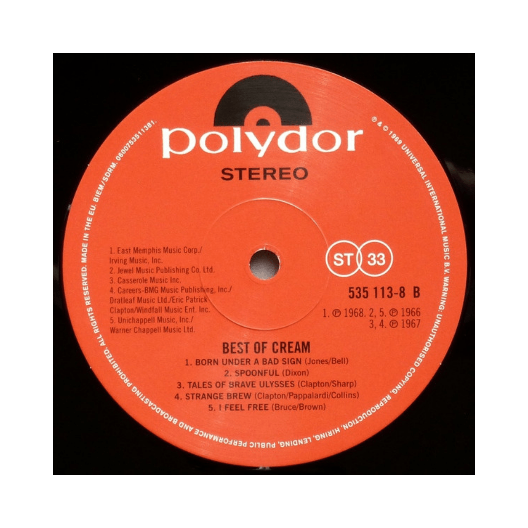 Cream Best Of Cream Vinilo4