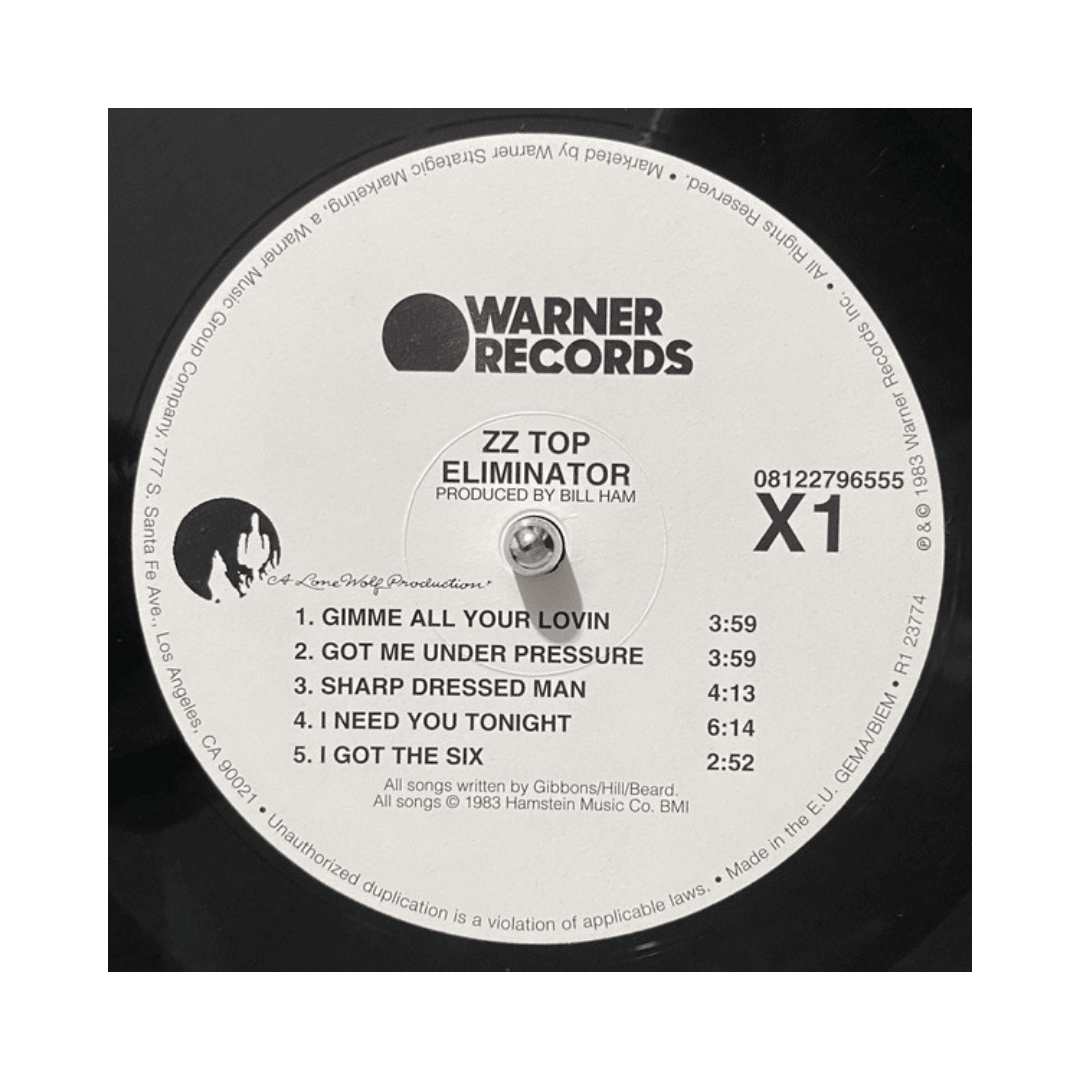Zz Top Eliminator Vinilo5