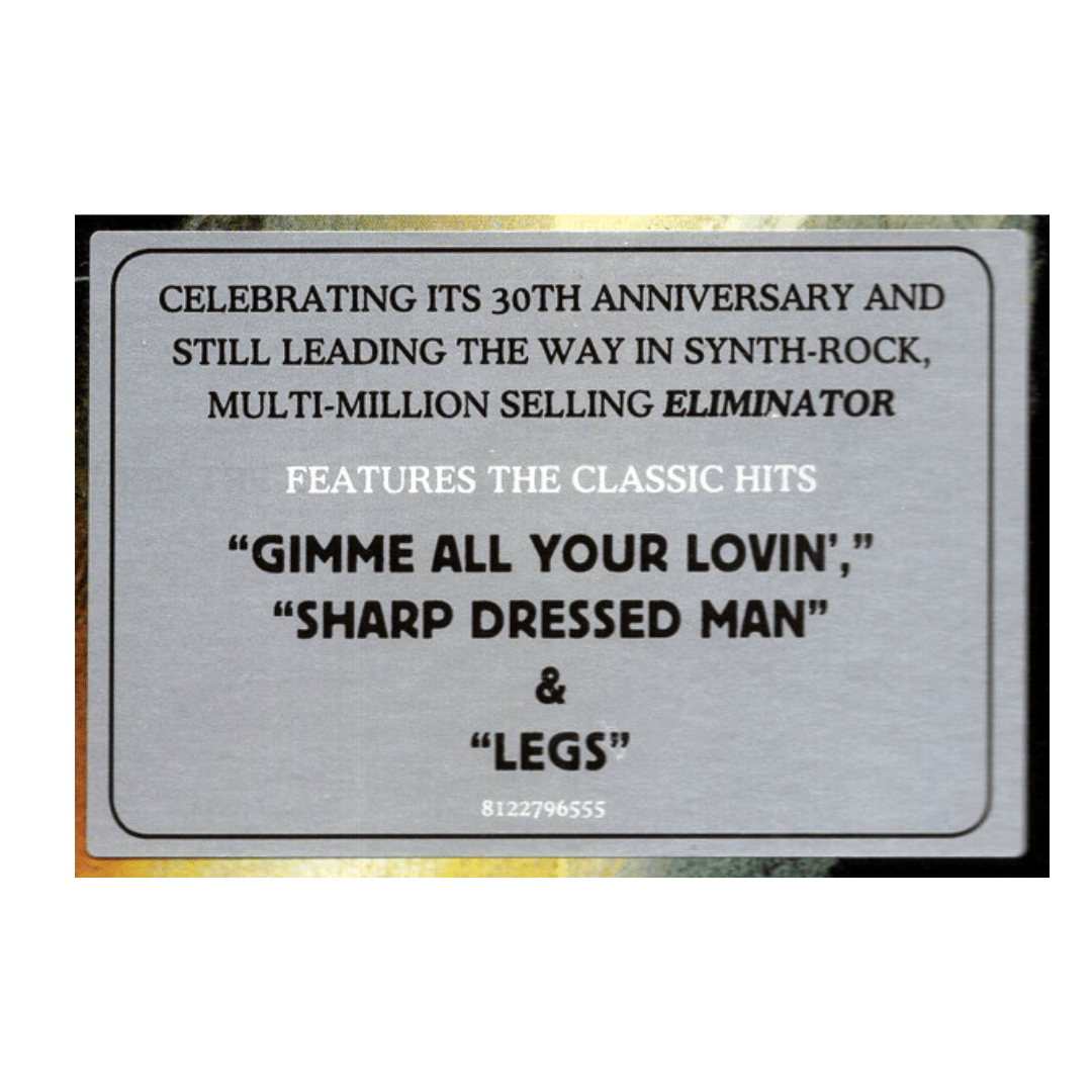 Vinilo Zz Top Eliminator2