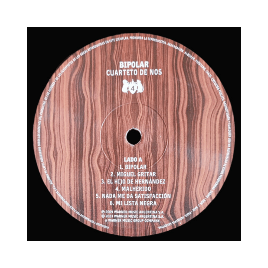 El Cuarteto De Nos Bipolar Vinilo3