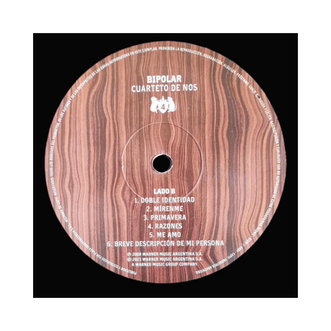 El Cuarteto De Nos Bipolar Vinilo4