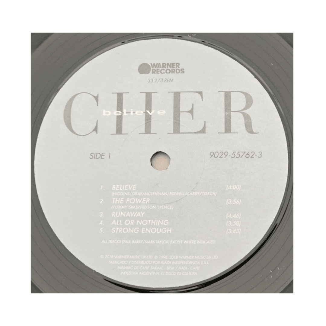 Cher Believe (arg) Vinilo3