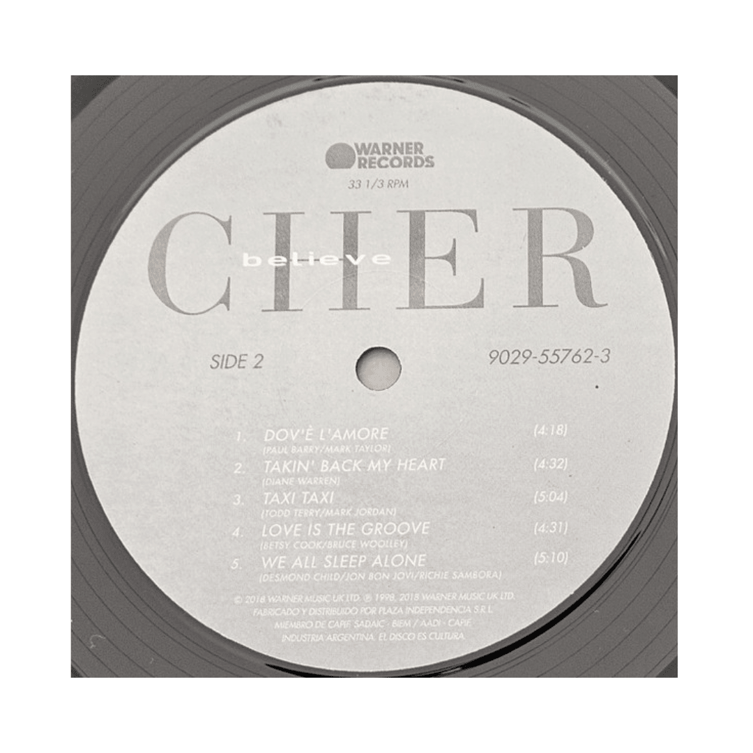 Cher Believe (arg) Vinilo4