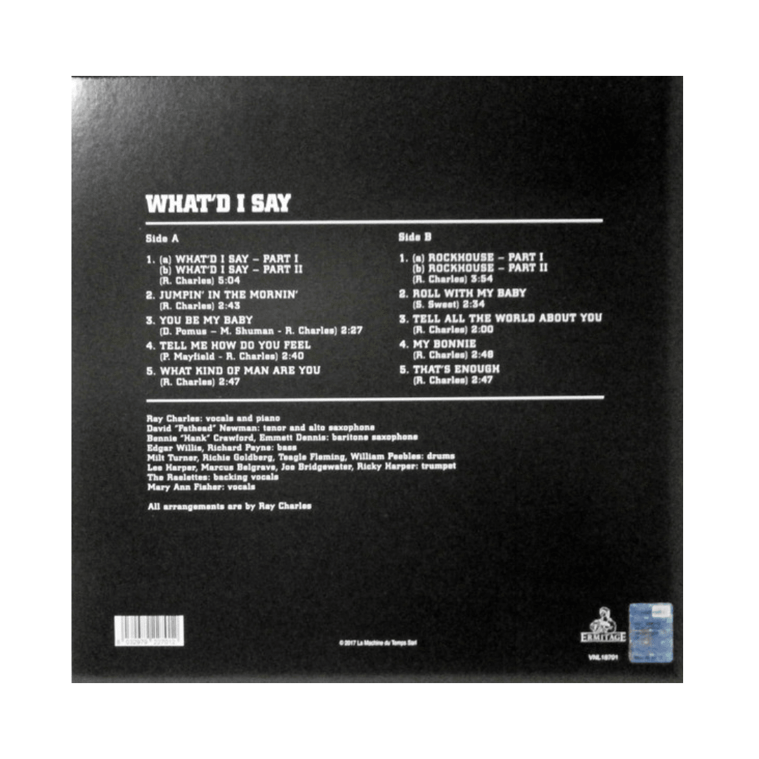 Ray Charles What'd I Say Vinilo2