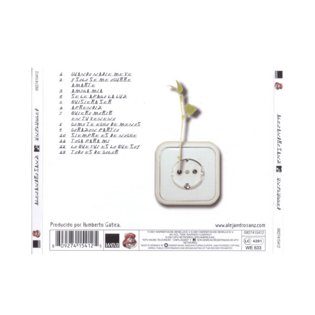 Alejandro Sanz Mtv Unplugged Cd2