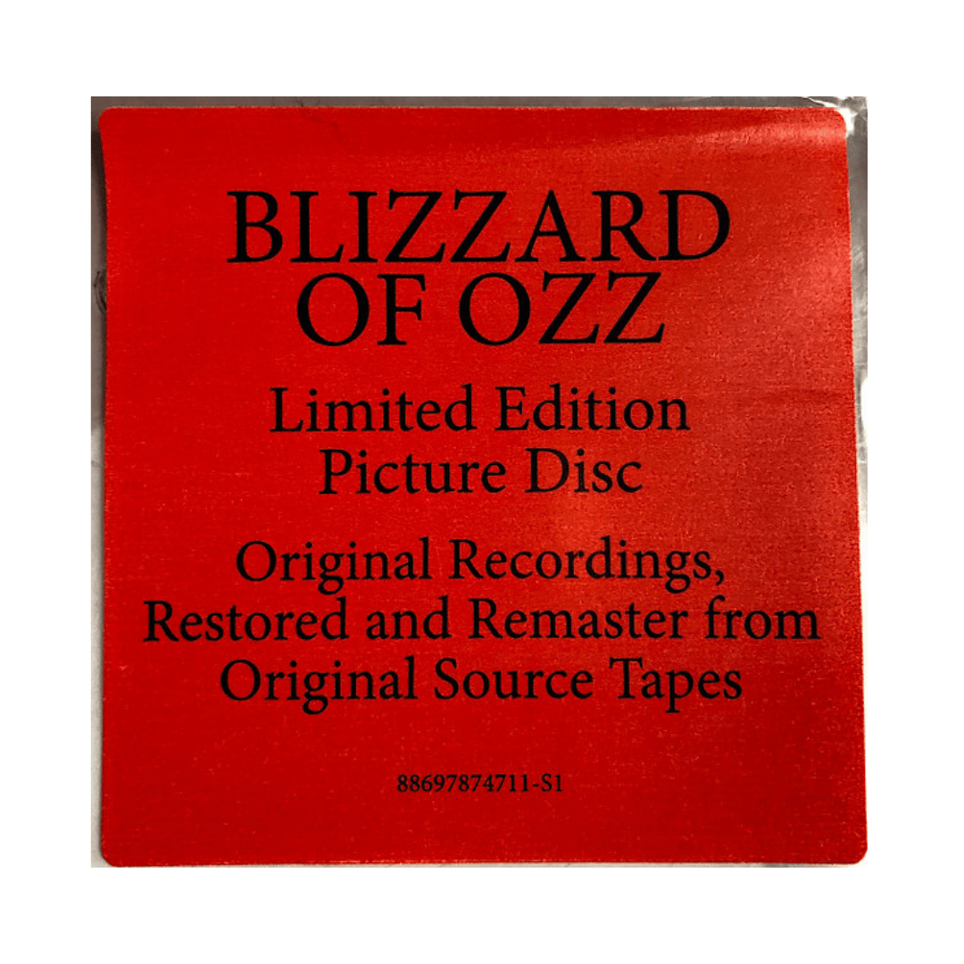 Ozzy Osbourne Blizzard Of Ozz Vinilo2