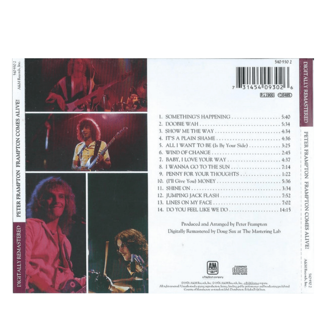 Peter Frampton Frampton Comes Alive! CD2