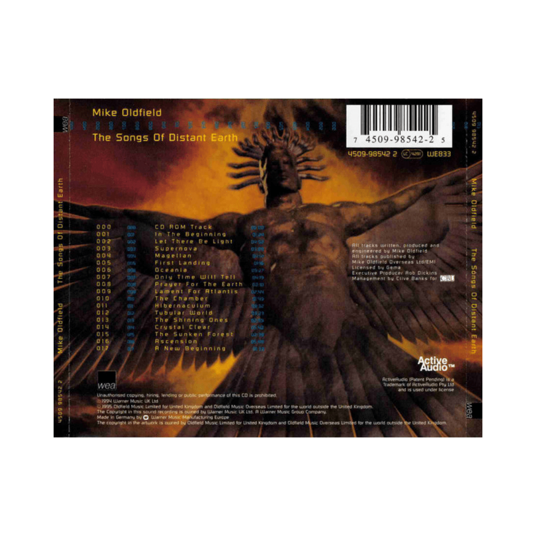 Mike Oldfield The Songs Of Distant Earth cd2