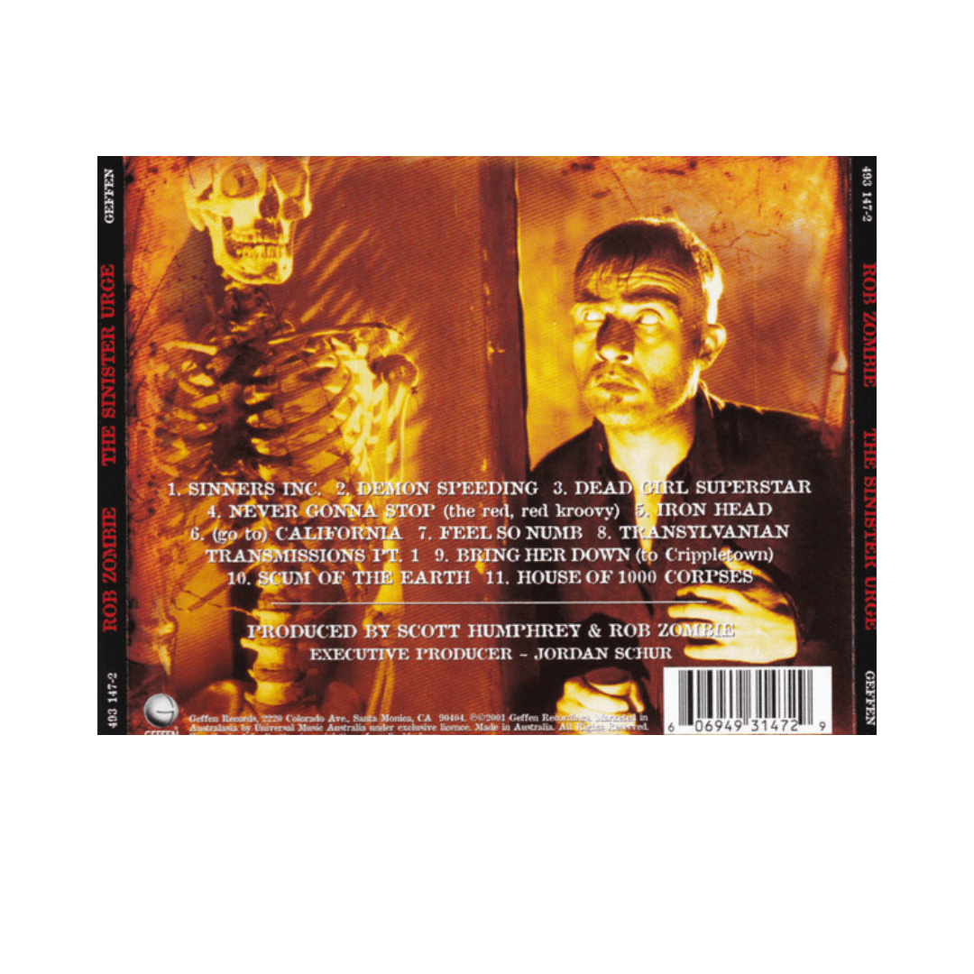 Rob Zombie The Sinister Urge CD2