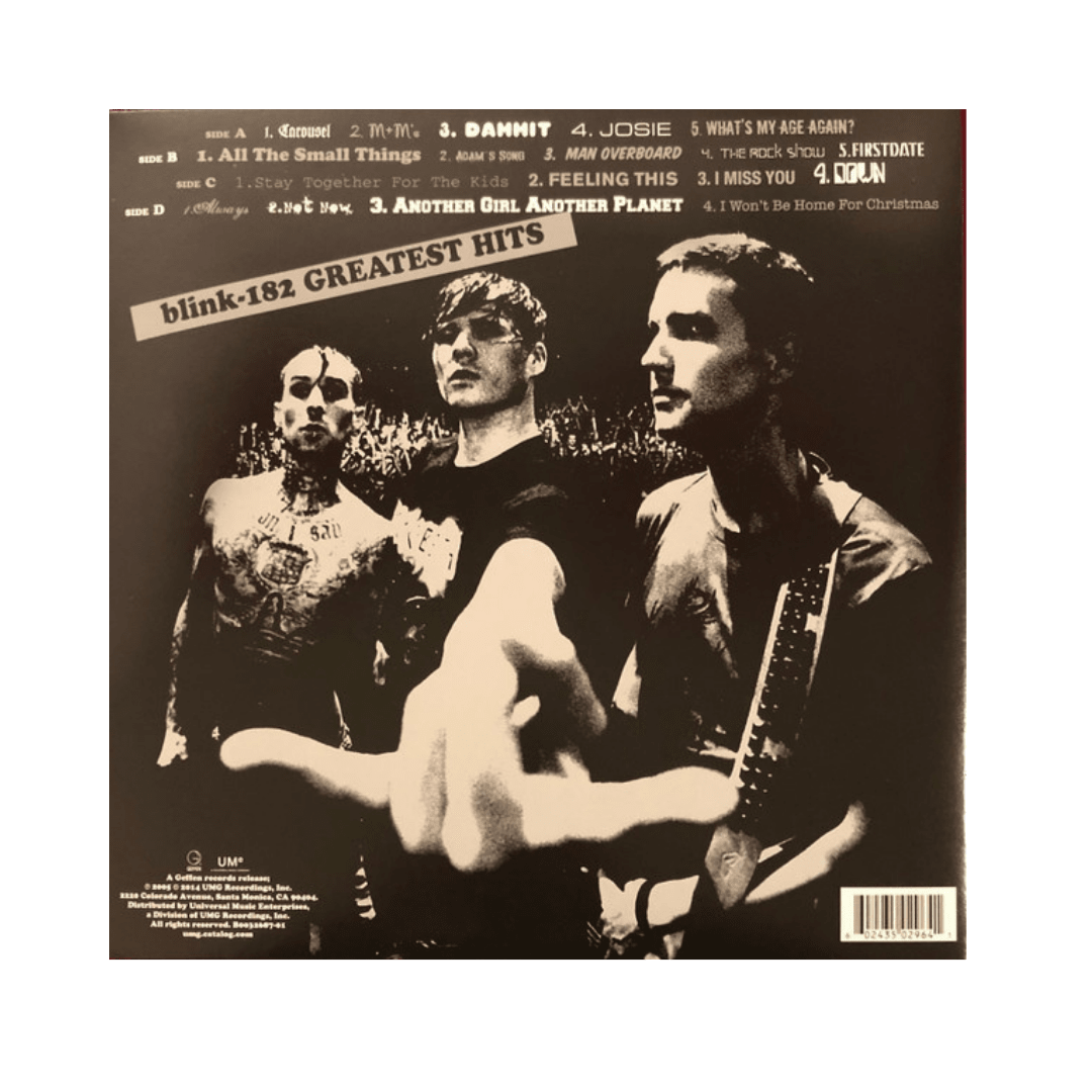 Blink-182 Greatest Hits Vinilo2