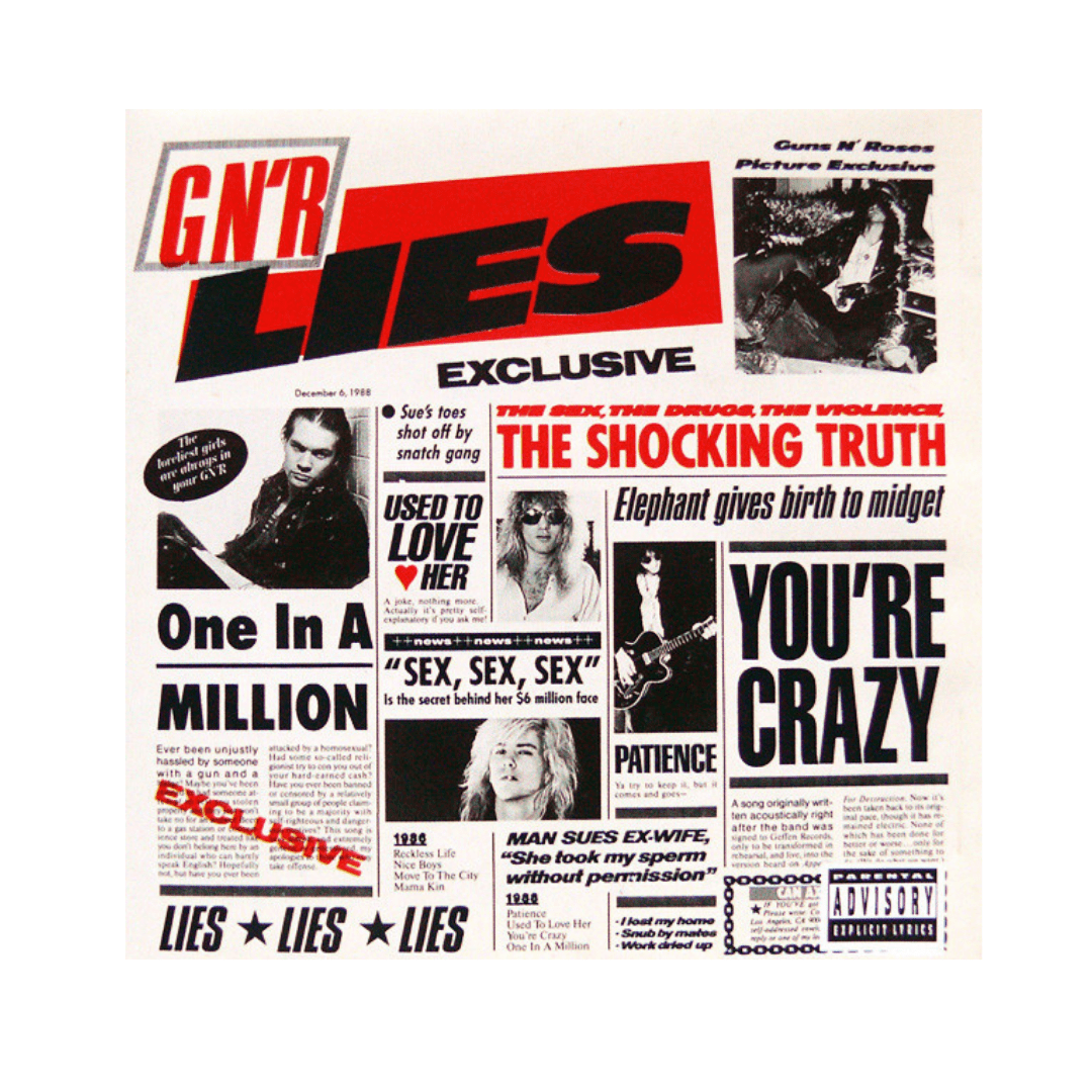 Cd Guns N' Roses G N' R Lies1